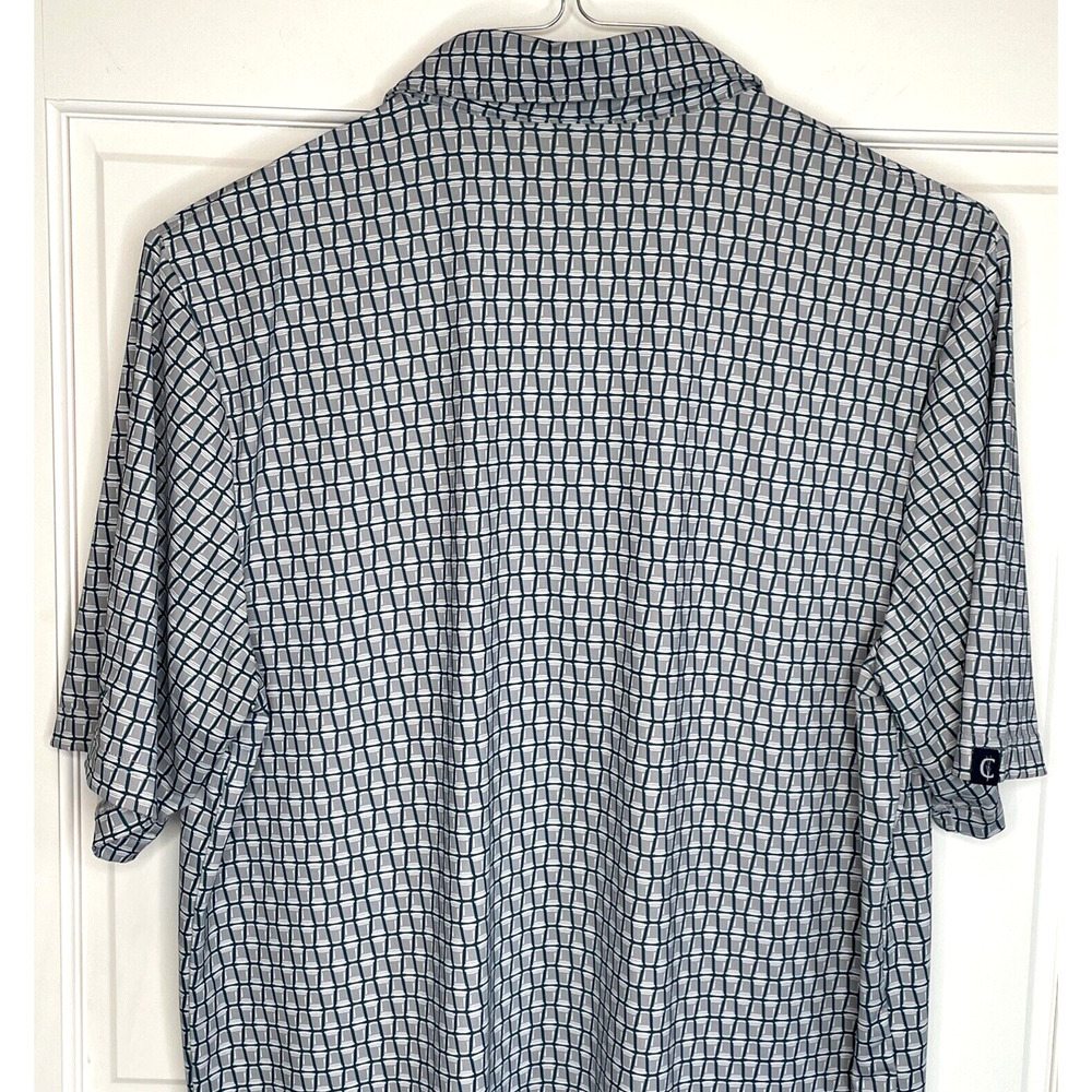 Criquet Men's Performance Golf Shirt Size M Preppy Outdoor Active Athleisure - Picture 9 of 11